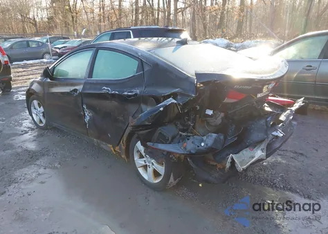 2013 Hyundai Elantra Gls from USA, damaged, VIN 5NPDH4AE2DH316245